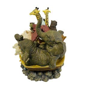 Westland Giftware Noah's Ark Musical Figurine 710 Talk To‎ The Animals  1/2 x 4"